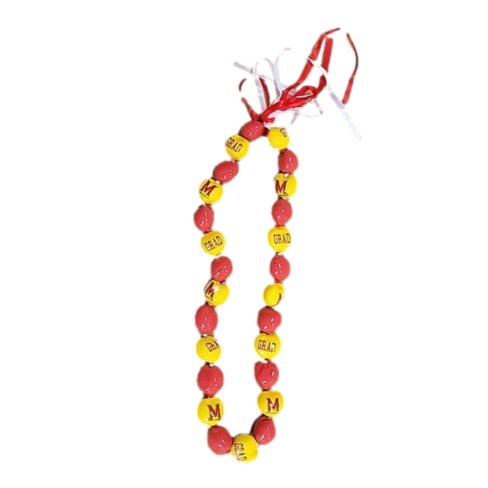UMD Terp Graduation Beads/Hawaiian Leis